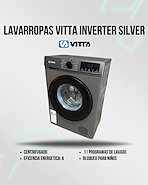 VITTA KJH-WMCFWT Lavarropas inverter silver