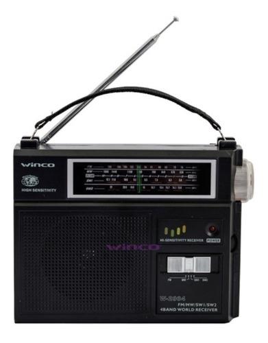 WINCO w2004 Radio Portatil Am Fm Enchufe O Pila Gran Parlante Winco 2004