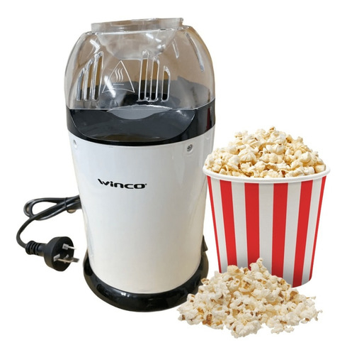 WINCO W320 Pochoclera Eléctrica Máquina Pochoclos Sin Aceite