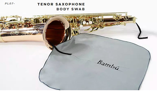 BAMBU KL02 Paño Kit Limpiador Bambu Para Saxo Tenor