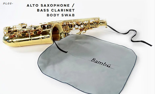 BAMBU Paño kit Limpiador  para Cuerpo Saxo Alto