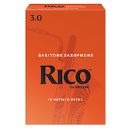 RICO Caja de Cañas Para Saxo Barítono Rico
