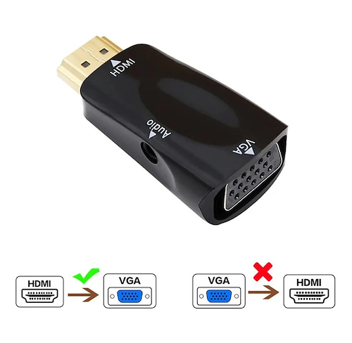 INT.CO ADAP. HDMI A VGA 09-031D