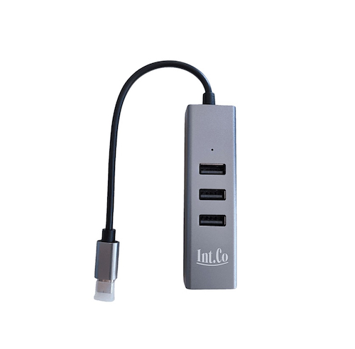 INT.CO HUB 4 PUERTOS USB 2.0 ATIPO C