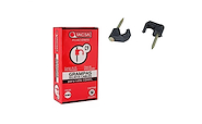 TACSA GRAMPAS Nº9 P/ COAXIL (NEGRO -50UNIDADES)