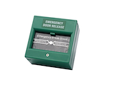 ZUDSEC BOTON DE SALIDA VERDE ROTURA DE CRISTAL