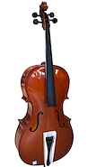 ANCONA Cg001l Cello 4/4 tapa abeto arco funda resina - $ 331.800