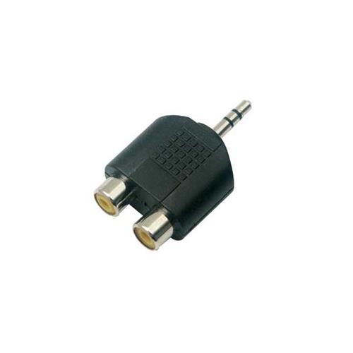 ARTEKIT 3.5Sdrca Ficha Plug 3.5 Stereo A 2 Jack Rca - $ 2.000