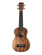 ASHLAND Uk196s Ukelele Soprano Con Diapasón Y Puente Rosewood Cuello Okoume