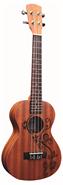 ASHLAND Uk196c Ukelele Concierto Con Tapa Aro Y Fondo Sepele Clavijas Blind