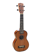 ASHLAND Uk217s Ukelele Soprano Con Diapasón Y Puente Rosewood Cuello Okume
