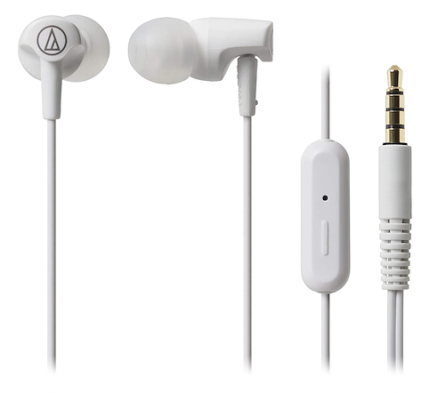 AUDIO-TECHNICA Ath-clr100iswh Auricular urbano in-ear incluye micrófono color blanco - $ 28.000