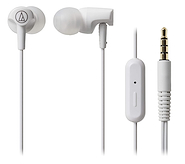 AUDIO-TECHNICA Ath-clr100iswh Auricular urbano in-ear incluye micrófono color blanco