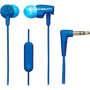 AUDIO-TECHNICA Ath-clr100isbl Auricular urbano in-ear incluye micrófono color azul