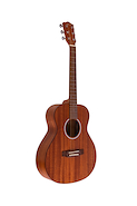 BAMBOO Ga-38 Guitarra acústica travel tapa aro y fondo mahogany funda