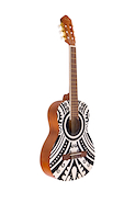 BAMBOO Gc-36-Mahori Guitarra Clásica De Estudio 3/4 Tapa Aro Fondo Linden Funda