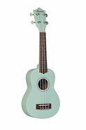 BAMBOO Bu-21-grey Ukelele soprano de linden tapa aro y fondo linden funda