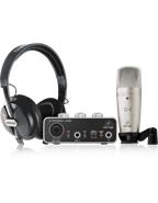 BEHRINGER U-phoria studio Pack de grabación podcasting um2 + c1 + hps5000