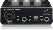 BEHRINGER Um2 Placa de audio usb audiophile 2x2 preamp xenyx Oferta!