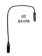 BEHRINGER X-32l Lámpara Led de 4 pines Xlr cuello ganso para x-32