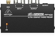 BEHRINGER Pp400 Preamplificador para Phono Vinilos Bandejas Rca