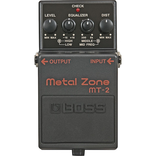 BOSS Mt2 Pedal metal zone para guitarra bajo - $ 162.397
