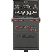 BOSS Mt2 Pedal metal zone para guitarra bajo
