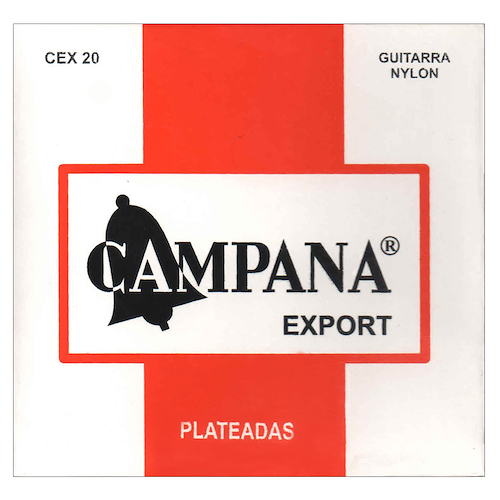 CAMPANA Cex20 Encordado para guitarra clásica plateadas cristal export - $ 13.600