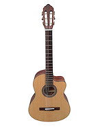 CORT Ac120ce-op Guitarra clásica corte y equalizador tapa abeto funda
