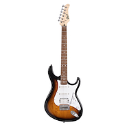 CORT G1102t Guitarra eléctrica stratocaster hss 2t sunburst - $ 383.400