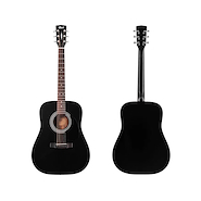 CORT Ad810-bks Guitarra acústica tapa abeto negro satin con funda