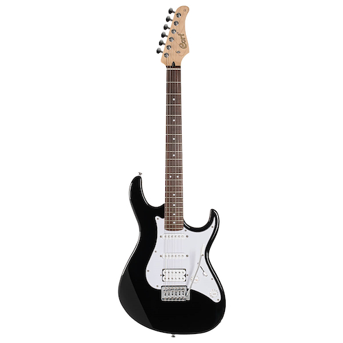 CORT G200-Blk Guitarra Eléctrica Stratocaster Clavijas Con Traba Funda - $ 617.000