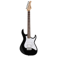 CORT G200-Blk Guitarra Eléctrica Stratocaster Clavijas Con Traba Funda