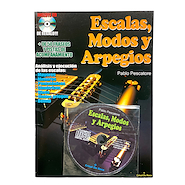 CRISAL DE ROCA 04-012 Escalas guitarra nivel intermedio modos y arpegios con cd