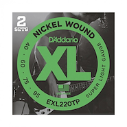 DADDARIO Exl220-tp Encordado para bajo 4 cuerdas 040-095 nickel wound