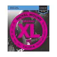 DADDARIO Exl170-6 Encordado Para Bajo 6 Cuerdas Regular Light Niquel 032-130