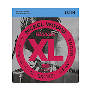 DADDARIO Exl145 Encordado Para Guitarra Eléctrica 012-054 Nickel Wound