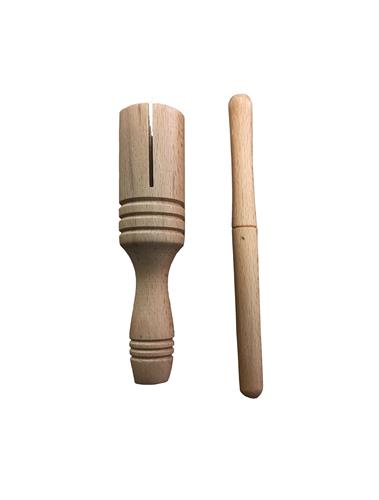 DENVER Dp203 Toc-Toc De Madera Con Golpeador 13 Cm - $ 7.000