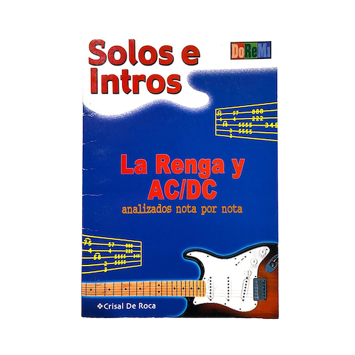 DOREMI 02-002 Solos e intros la renga/ac dc para tocar en guitarra - $ 3.200