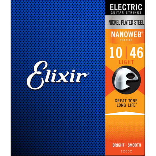 ELIXIR 12052 Encordado para guitarra eléctrica nanoweb 010-046 Nanoweb - $ 35.800