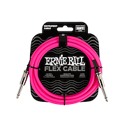 ERNIE BALL P06413 Cable Plug Plug Flex 3 Mts Rosa