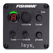 FISHMAN Isysplus Preamplificador para guitarra 3 bandas afinador