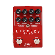 FLAMMA Fs22 Pedal De Efecto Delay+Reverb+Tap Tempo+Freeze Trail+Stereo
