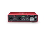 FOCUSRITE Scarlett2i2 Placa de audio 2 entradas xlr/plug usb 48v 3ra generacion