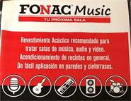 FONAC Eco-music Pack x 6 cuñas anecoicas 35mm 0.40x0.61 + adhesivo