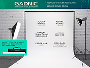 GADNIC Tripode6 Soporte fondo infinito para fotos profesional 3x3 mts