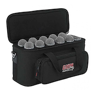 GATOR Gm-12B Funda Bolso Acolchado Para 12 Micrófonos Profesional