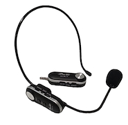GBR Cel 1h Micrófono inalámbrico vincha uhf recargable usb pc androide