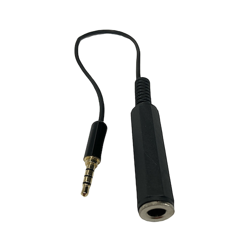 GBR C01 Cable adaptador micrófono a smartphone 3.5 st a hembra 6.5 - $ 14.900
