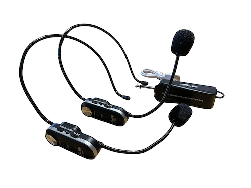 Equipo De Musica Cabezal Bluetooth + 2 Bafles + Microfono